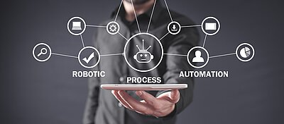 Der Einsatz von Roboter-Software automatisiert verschiedene Geschäftsprozesse. (Abbildung: iStock.com/Andranik Hakobyan)